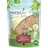Food to Live Organic Rolled KAMUT Khorasan Wheat Flakes, 1.5 Pounds &ndash; Non-GMO, Made from Whole Wheat Berries, Kosher, Bulk, Great for Cereal, Granola, Muffins and Milling into Flour for Baking