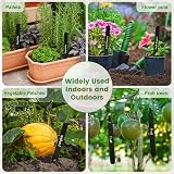 Kinglake 100Pcs Black Plant Labels Garden Markers 12x1.3cm Indoor Outdoor view 6