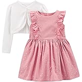 Simple Joys by Carter's baby-girls 2-piece Special Occasion Dress and Cardigan Set