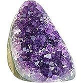 Amethyst Cluster Quartz Crystal Rock Raw Stone Purple Crystals Geode Healing Crystals 0-0.5LB