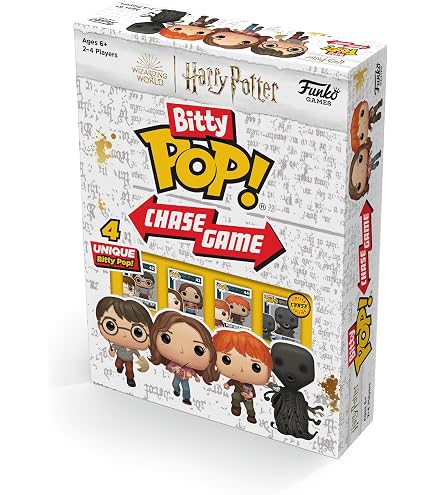 Funko Bitty Pop! Harry Potter – Hagrid 4pket, Mini-figurine Mystère 2,2 Cm, Avec étagère Empilable – Décoration De Gâteaux Et Cadeau