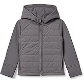 Amazon Essentials Girls and Toddlers' Hooded Full-Zip Active Jacket