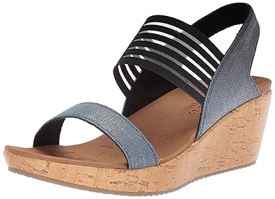 skechers luxe foam wedges