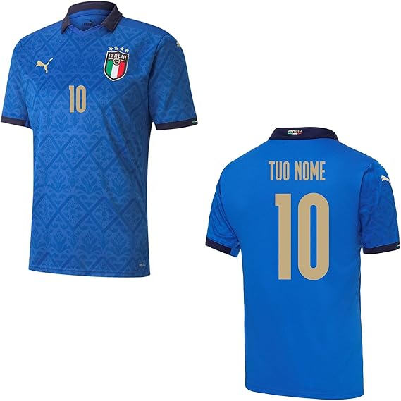 MAESTRI DEL CALCIO Maglia Gara Home FIGC Italia 20/22 Personalizzata