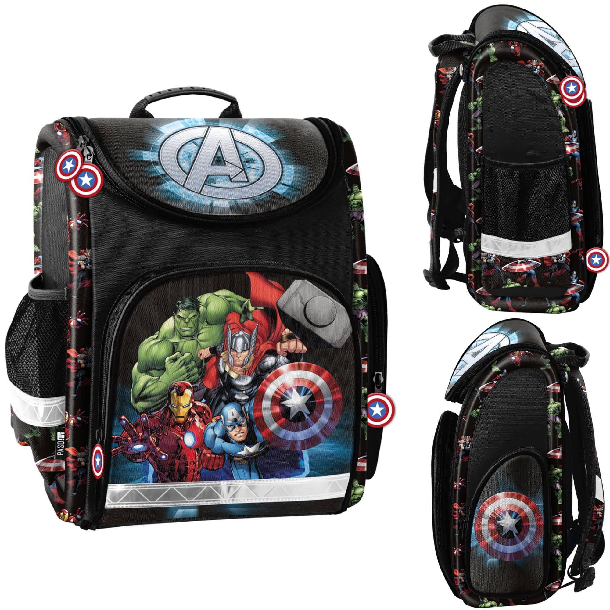 PASO AV22CN-712, Avengers Rope Backpack, Multicoloured, Multicoloured, 38 x 34 cm, Designer