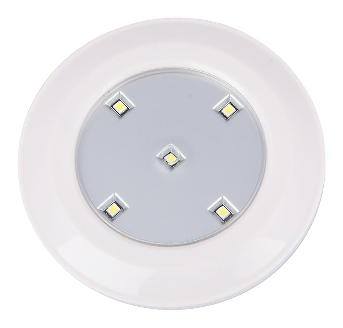 Light Craft Acrylic LED Wireless Puck Light (White, 0.5 Watt)