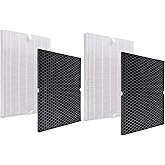 Flintar 116130 Replacement Filter H, Compatible with Winix 5500-2 Air Purifier, H13 Grade Filtration and Washable Advanced Carbon Filter, Part # 116130, 2-Pack