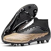 DREAM PAIRS Men's Firm Ground Soccer Cleats High-top Football Cleats FG/AG Professional Training Outdoor Lightweight Soccer Shoes