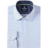Tom Baine Men Slim Fit Performance Long Sleeve Geometric