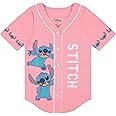 Disney Ladies Lilo and Stitch Shirt - Ladies Classic Lilo and Stitch Baseball Jersey Lilo and Stitch Mesh Jersey