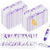 24 Count Disposable Mop Pads Refills Compatible with Swiffer&reg; Power Mop&trade; | Unscented &amp; Thickened, 5X Cleaning Power, 500+ Scrubbing Strips &amp; 14-Layer, Wet Dry Pads for Sticky Messes, Dust and Hair