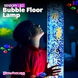 The Glowhouse 100cm Colour Changing Sensory Bubble Lamp with Plastic Fish view 2