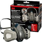 3M P95/OV Paint Project Quick Latch Reusable Respirator 6502, Medium, 1-Kit | OV/P95, 1-Facepiece, 1-pair of NIOSH-Approved 6001 Cartridges, 2-pairs of 5P71 Filters and 1-pair of 501 Retainers