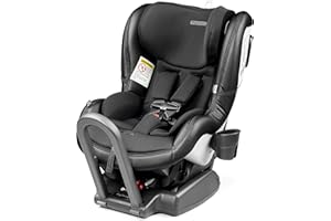 Peg Perego Primo Viaggio Convertible Kinetic - Reversible Car Seat - Rear Facing for Children 5 to 45 lbs and Forward Facing for Children 26.5 to 65 lbs - Made in Italy - Licorice (Black)