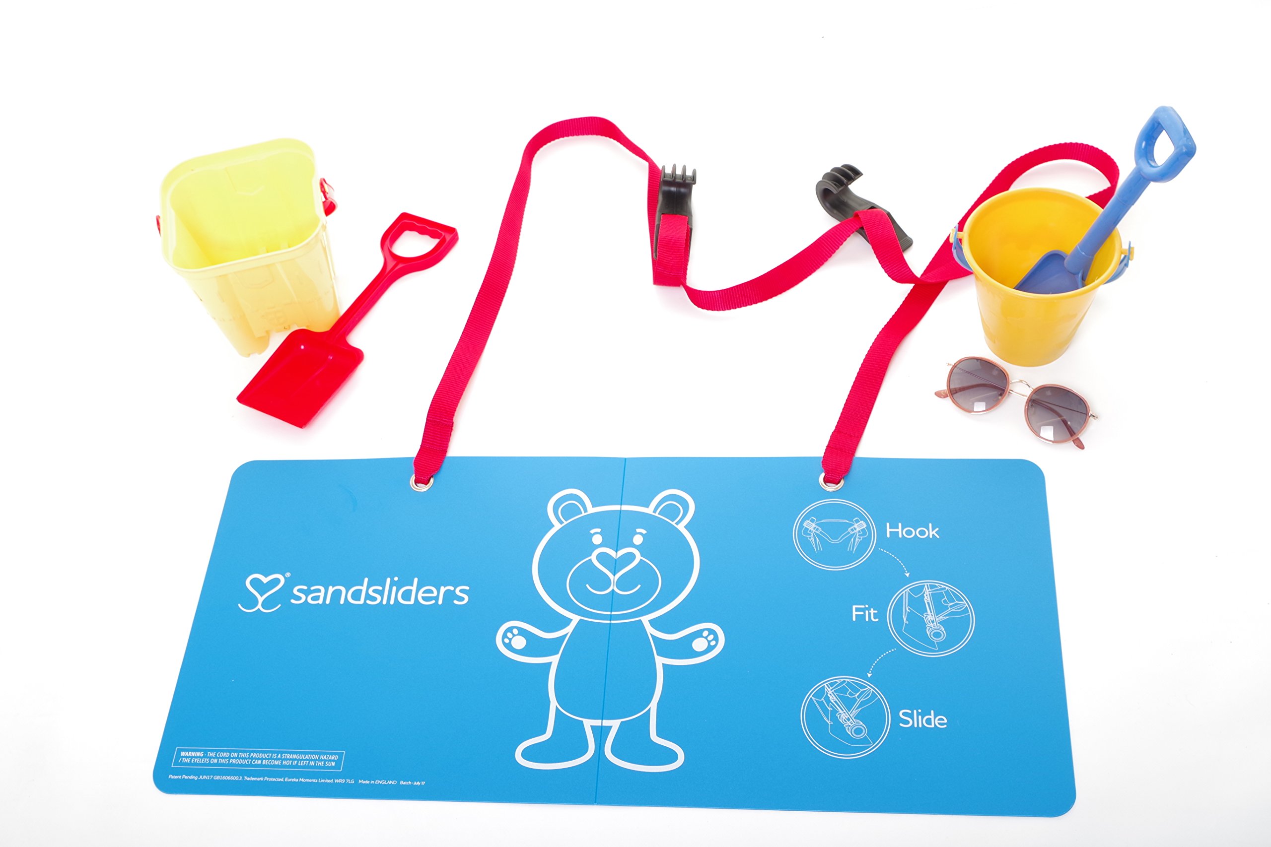 Sand Slider Detachable Sand or Snow Slide for Pushchairs & Strollers, Great For Holidays