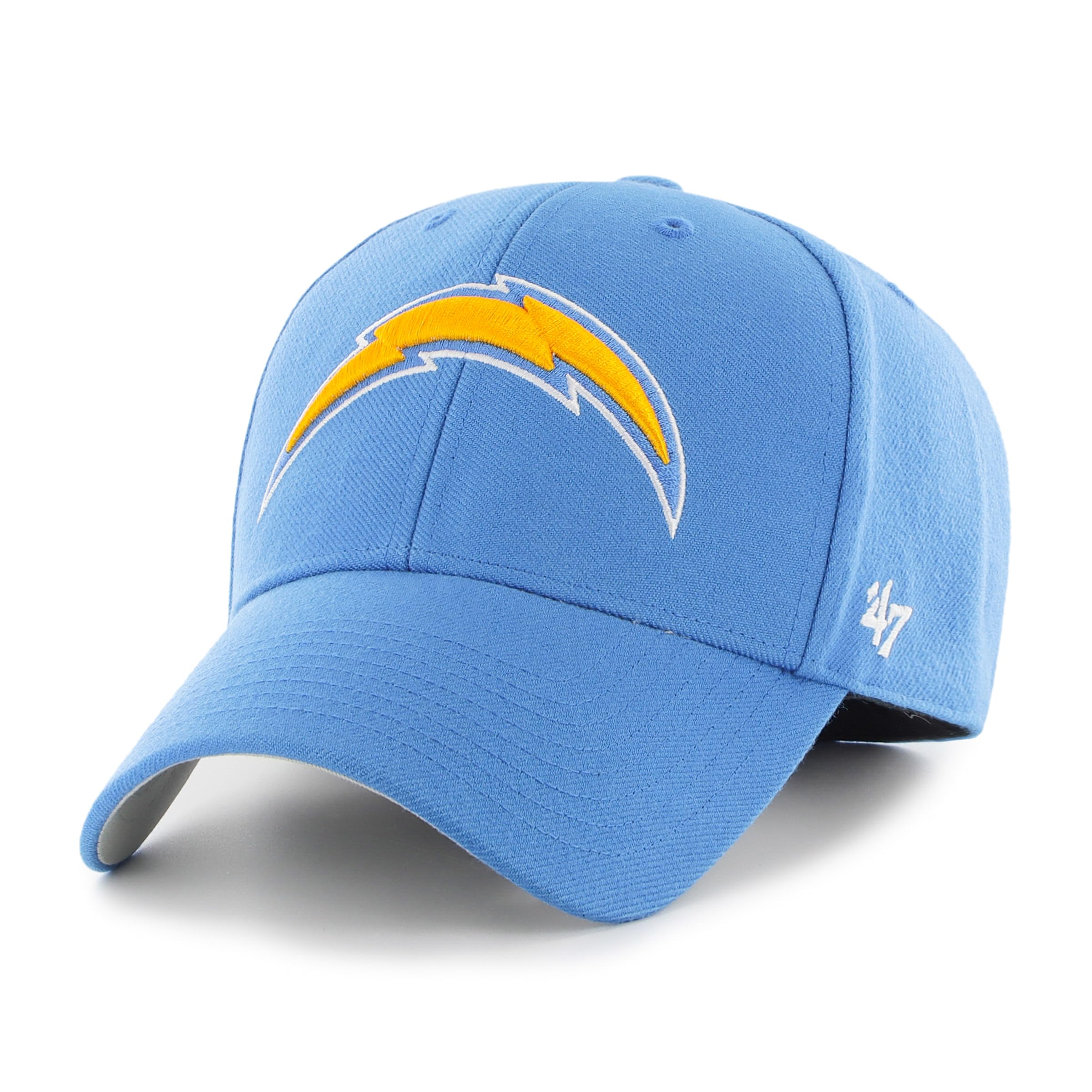 47 Los Angeles Chargers NFL MVP Unisex Baseball Cap, Adjustable, Team Badge, Blue Raz