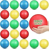 Jerify 20 Pack Large Dodgeballs Kickballs Colorful Playground Ball Inflatable Bounce Balls Bouncy Ball PVC Play Balls for Adults Beach Party Game Outdoor Indoor, 4 Colors(8.5 Inch)