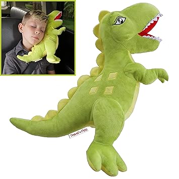 Amazon Com Travel Pets Dinosaur Seat Belt Pillow For Kids Baby