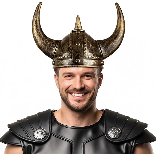 California Costumes Wikingerhelm Für Herren – Aus Flexiblem PVC, Größe Standard, Für Kostümpartys