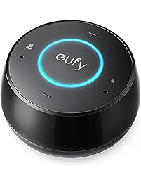 Eufy Genie Smart Speaker With Amazon Alexa, Voice Control and Hands-Free Use, Stream Online Music (Spotify, Amazon Music, Pandora, Sirius XM), Wifi Speaker, Smart Home Control, AUX Output, Black
