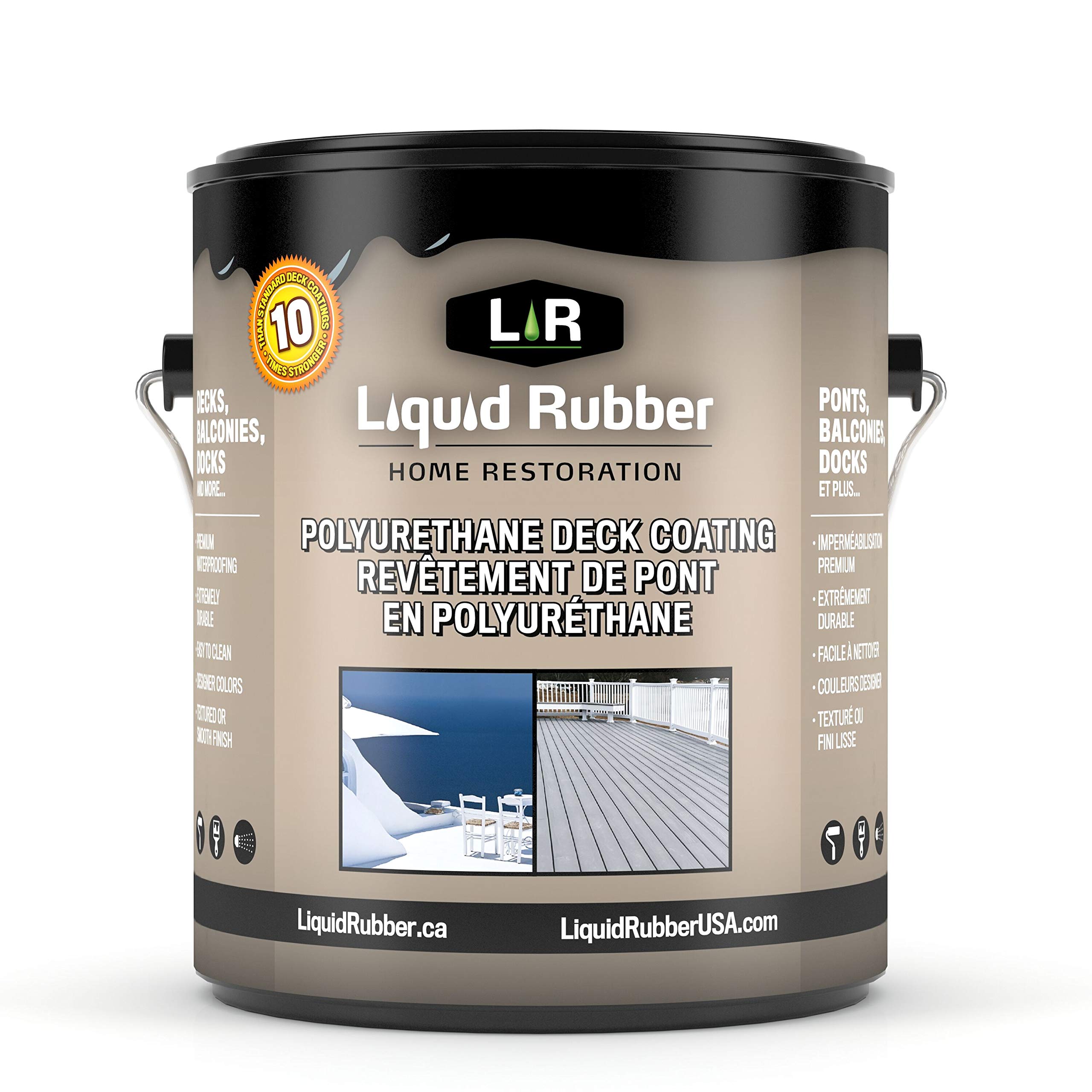 Buy Liquid Rubber Smooth Polyurethane Deck Coating Solar Protection