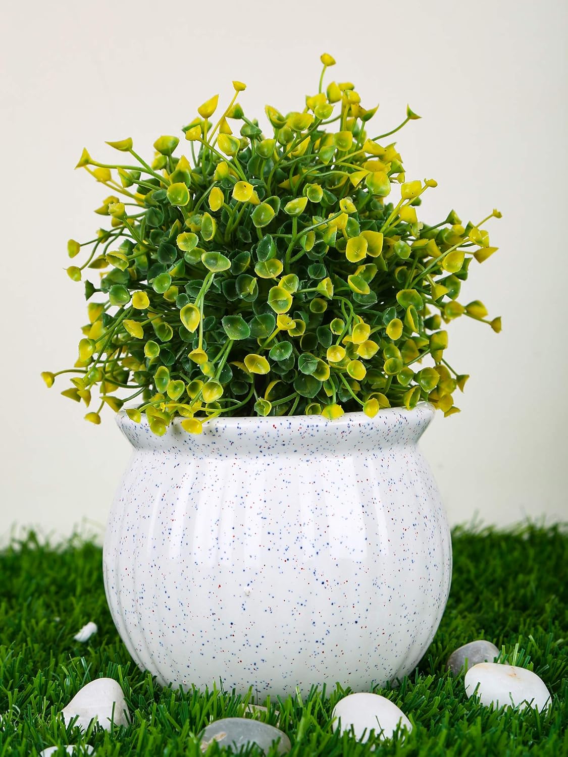 Justoriginals Ceramic Flower Pot, White, One Size, 1 Piece Amazon.in Garden & Outdoors