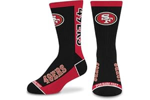 For Bare Feet NFL Unisex Kids Nfl Mvp Crew Sock Youth