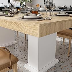 Homsee Large 78.7" L Dining Table for 8-10