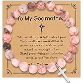 Hisxierng Godmother Bracelet Gifts Bracelet Valentines Day Gifts for Godmother from Godchild Birthday Thank You Gifts for God Mother from Goddaughter Godson Christmas Gift for God Mother