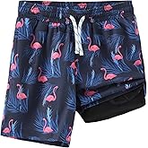 HODOSPORTS Boys Swim Trunks Swimwear Bathing Suits Swim Shorts with Pockets