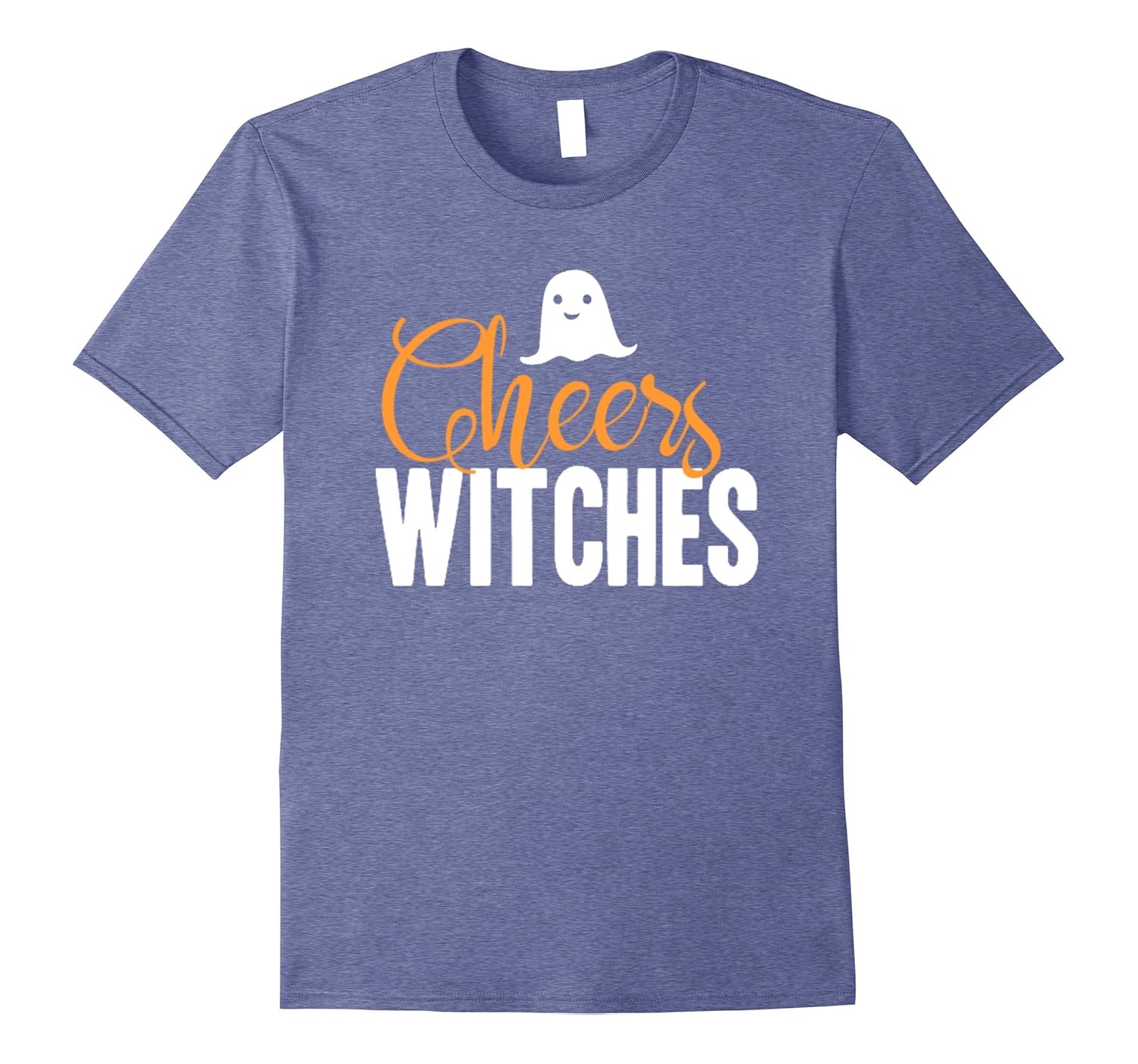 Cheers Witches Ghost Funny Halloween Shirt Womens Print Tops-ANZ