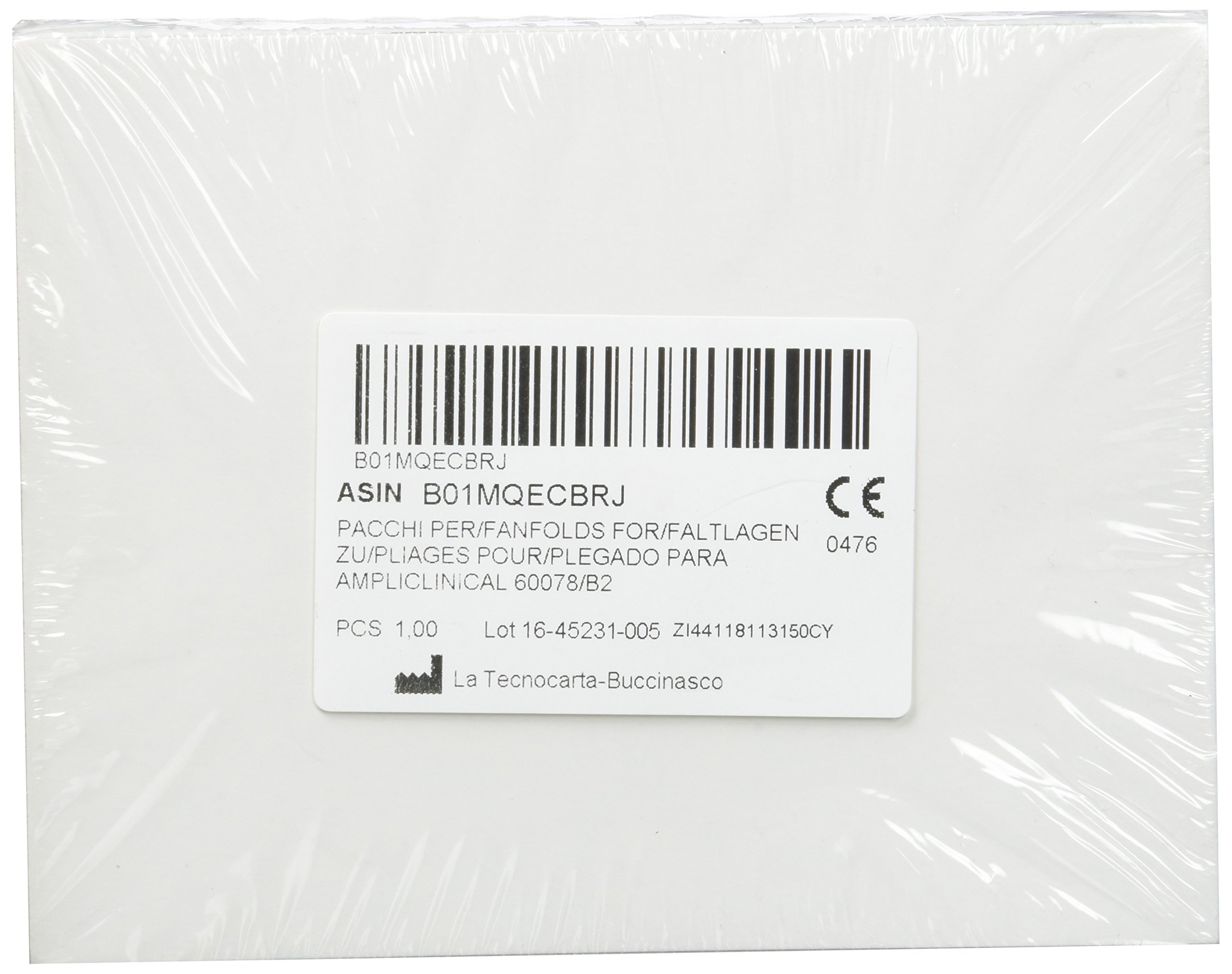 tecnocarta 60078/B2 Package of Thermal Paper Compatible with ampliclinical 60078/B2