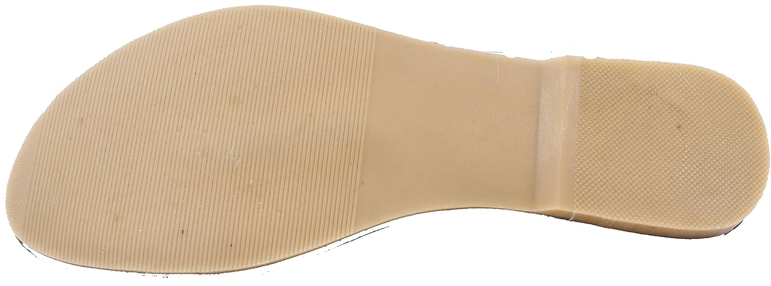 karat gold women's black synthetic slippers