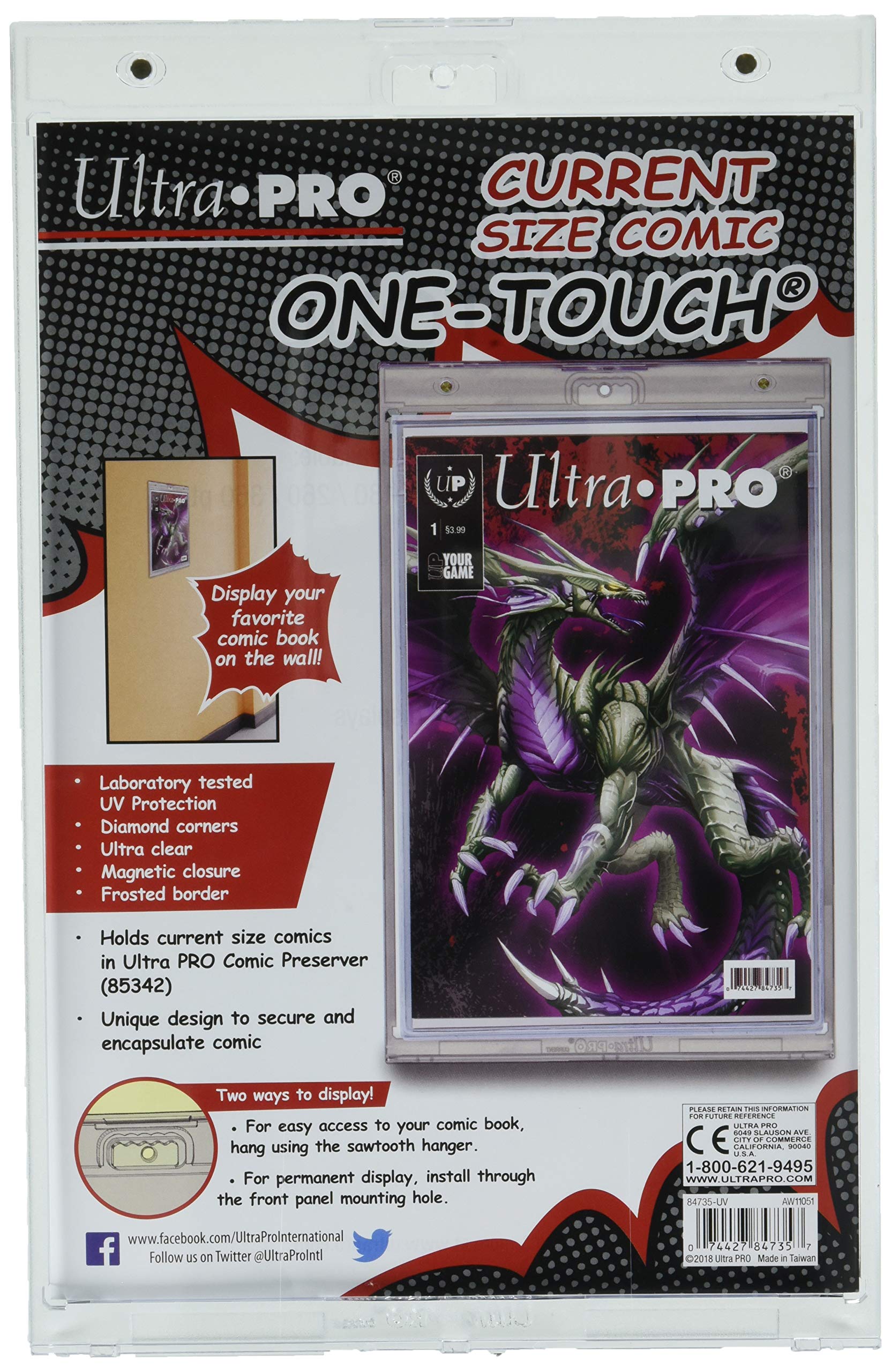 Photo 1 of Ultra Pro Current Size Comic UV One Touch Magnetic Holder