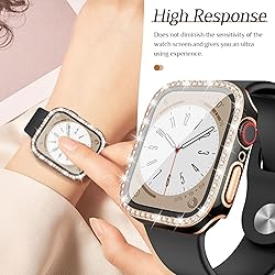 Goton 2-Pack Bling Case for Apple Watch Screen