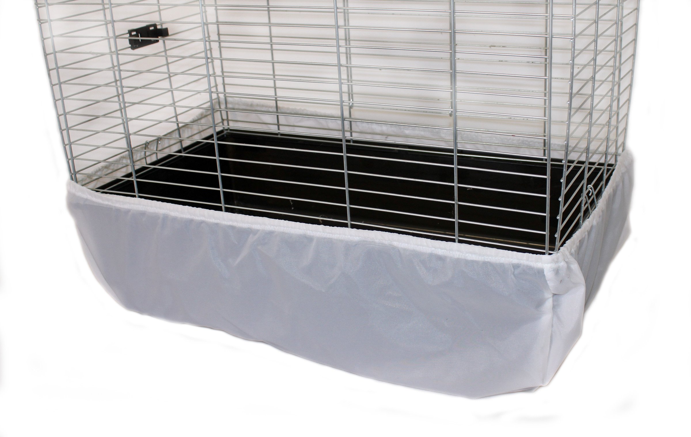 Cosipet Oblong Cage Tidy, Medium, White