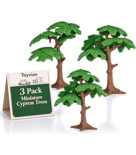 Amazon.com: 6PC Mini Artificial Jungle Trees – Wide Bushy & Tall
