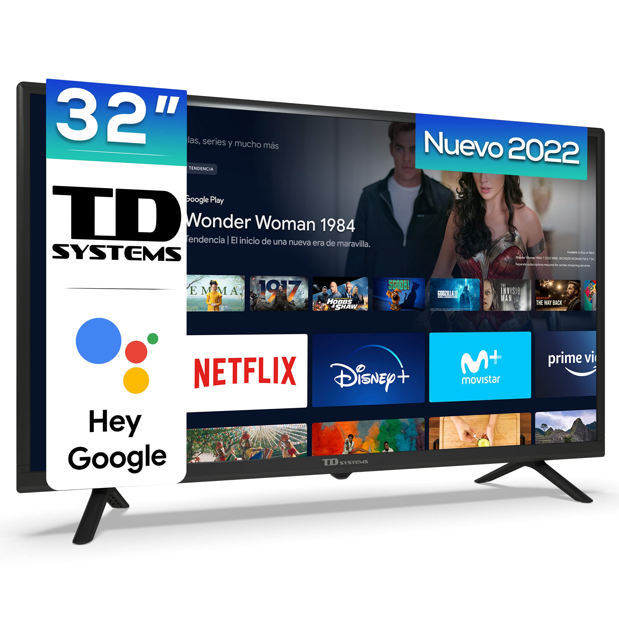 TD-Systems-Smart-TV-Hey-Google-Official-Assistant-Televisores-32-Pulgadas-Control-por-Voz-Chromecast-2X-HDMI-USB