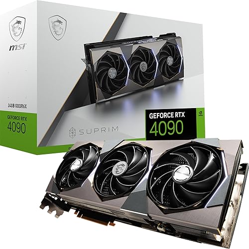 MSI GeForce RTX 4090 SUPRIM X 24G Gaming Graphics Card 24GB
