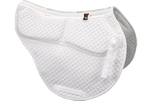 ECP Equine Comfort Products All Purpose Contoured Correction Saddle Pad with Adjustable Memory Foam