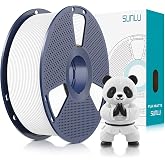 SUNLU 1KG PLA Matte 3D Printer Filament 1.75mm, Matte White | Frosted Matte Finish Hides Layer Lines, Low Warp &amp; Smooth Finish, 1kg Spool (2.2lbs) Reusable Spool, Fit Most FDM Printer