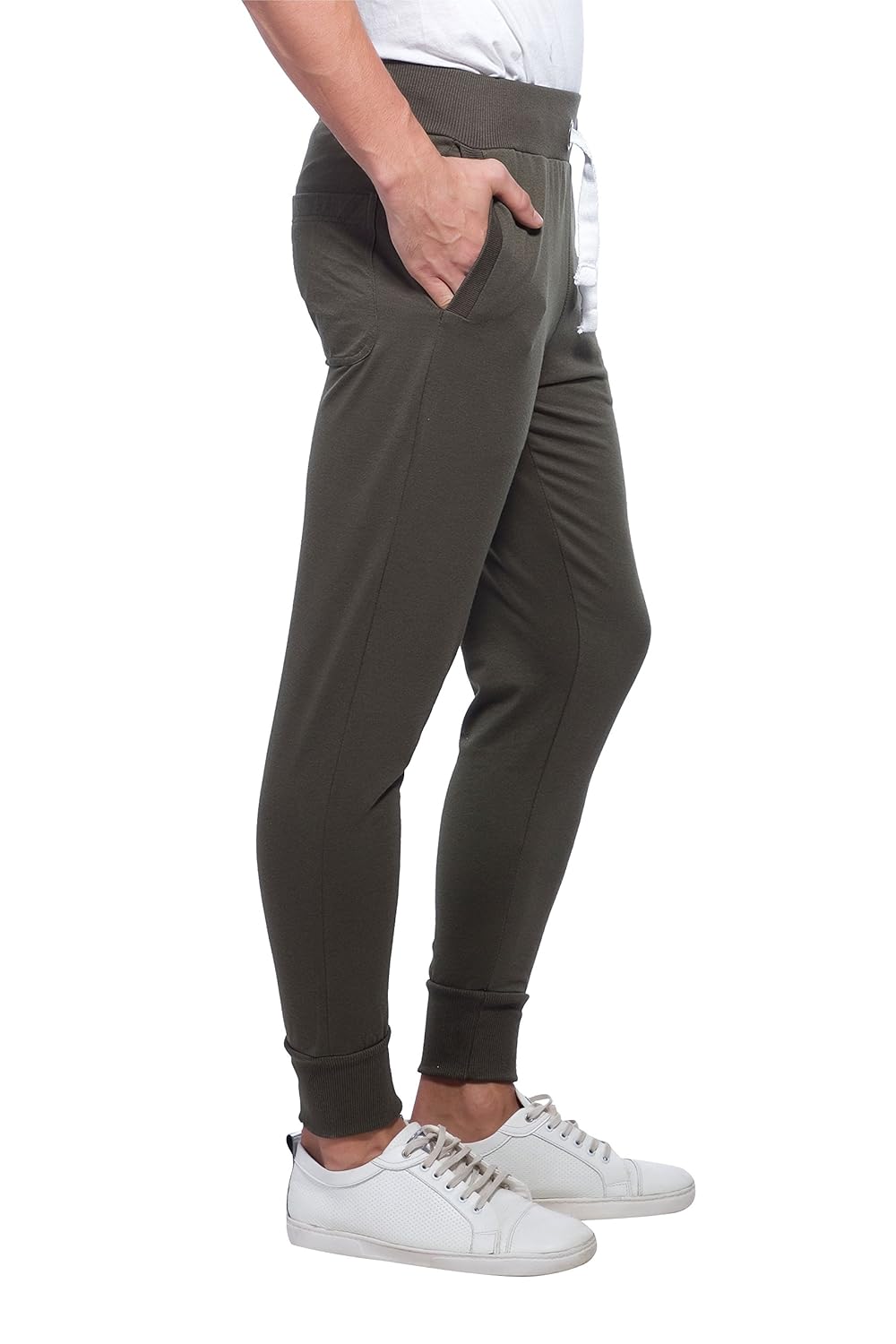 alan jones solid men's track pants