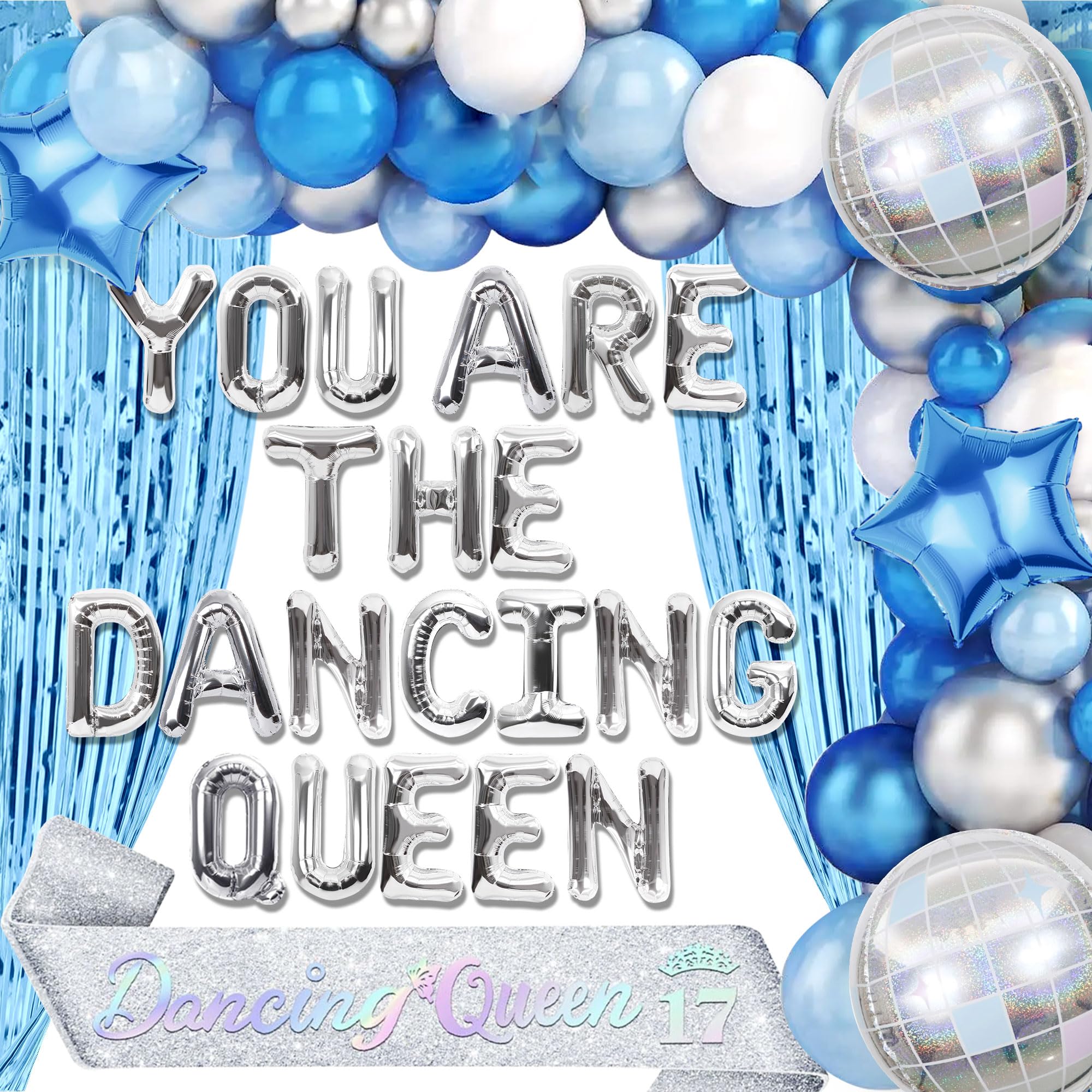 You are the Dancing Queen Balloons Dancing Queen Bachelorette Decorations Mamma Mia Party Decoration 70s Decoration Disco Party Decors