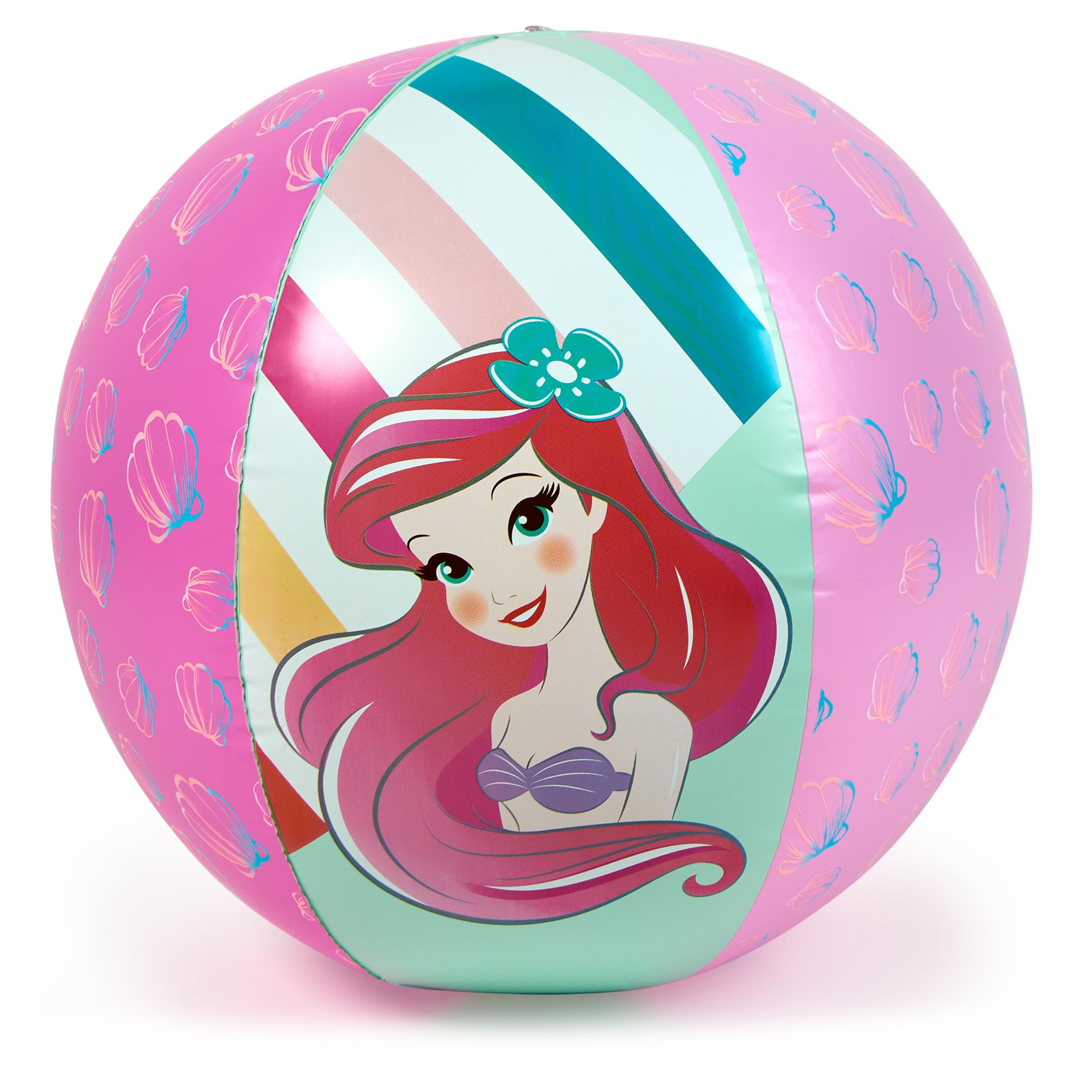 Swimways Disney Princess Ariel Giant Beach Ball, Kids Beach Toys & Pool Accessories, Little Mermaid Toys for Kids Aged 5 & Up