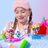 Littlest Pet Shop Slumber Squad Play Pack 3 Mini Pets Accessories Bandai view 5