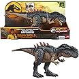 Mattel Jurassic World Gigantic Trackers Action Figure, Mapusaurus Dinosaur Toy with Mega Bite Rampage Attack, Evolution Back Spikes & Digital Play