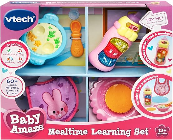 vtech baby amaze mealtime learning set
