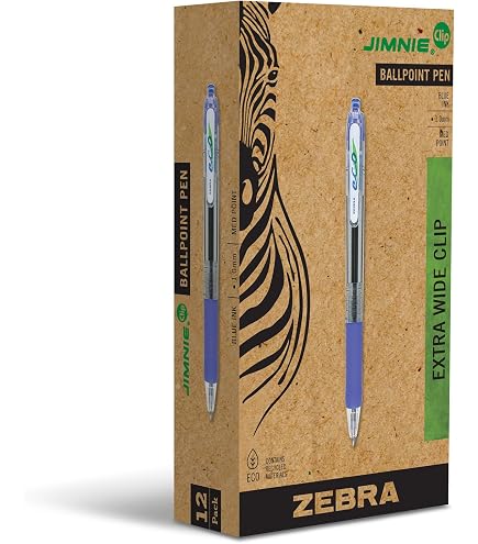 Zebra Pen Jimnie Gel Rollerball – 20 Schwarz, 2 Rot, 2 Blau, 0,7 Mm, Weicher Gummigriff