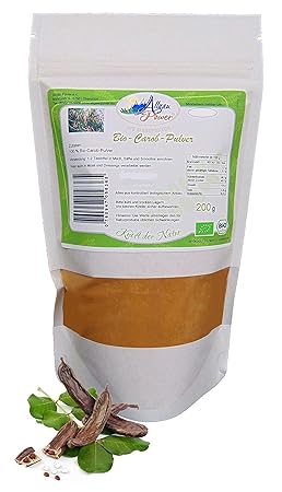 Carob Pulver - BIO - 200 g - Schwester der Schokolade