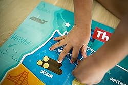 Chuckle & Roar - USA Map Puzzle - Engaging and